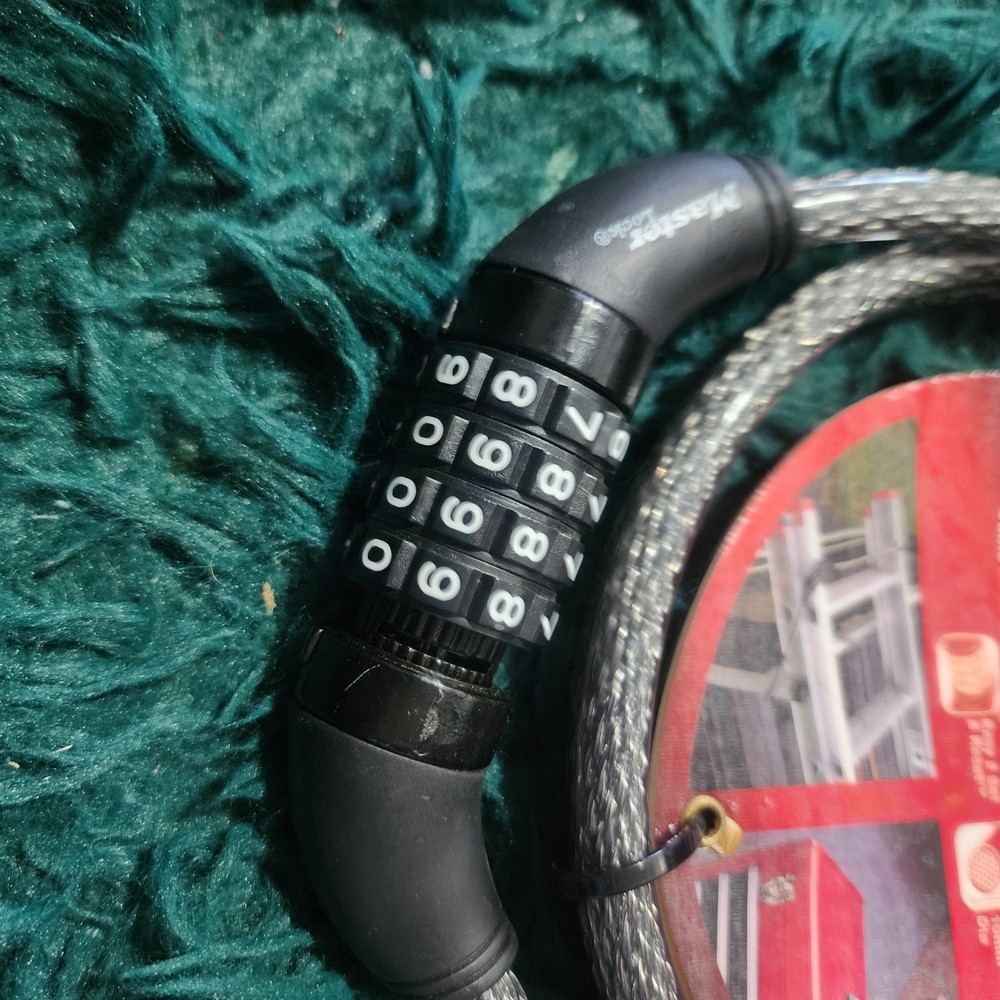 Master Lock 5ft Combination Cable Lock – Heavy Duty Security for Tools & Gear