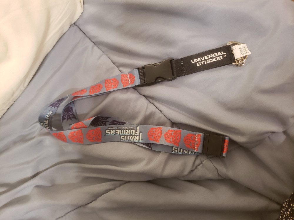 Universal Studios Transformers Shields Lanyard NEW