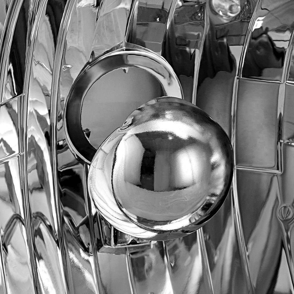 Pair Chrome Headlight Assembly RXC0882