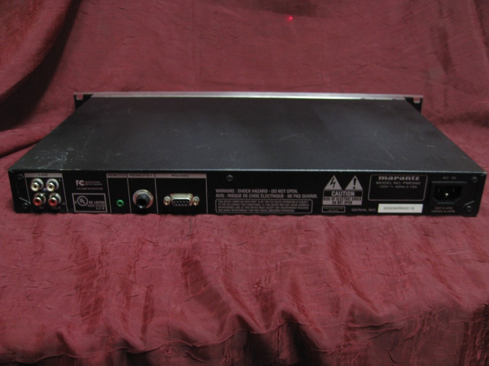 MARANTZ PROFESSIONAL PMD560 RACKMOUNT SOLID STATE CF CARD COMPACT FLASH RECORDER