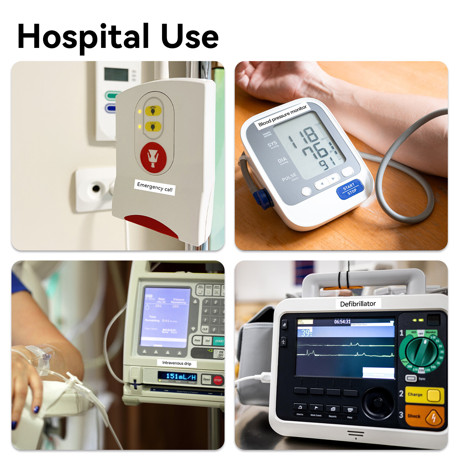 TZ TZe-221 231 241 251 6-36mm Black on White Label Tape Fit For Brother P-Touch