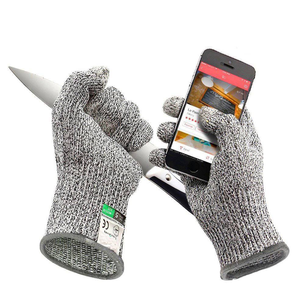 Protective Cut Resistant Gloves Level 5 Certified Safety Meat Cut Wood Carving