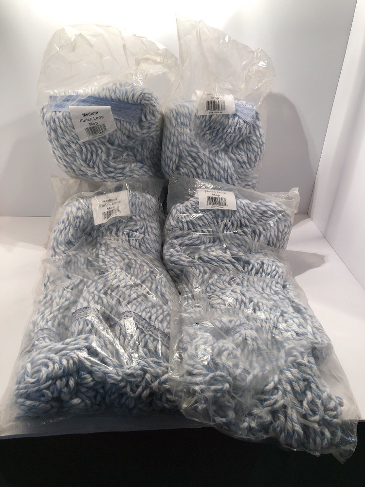 4 Pick Loop End Nylon Finishing Mop Medium Free Shipping
