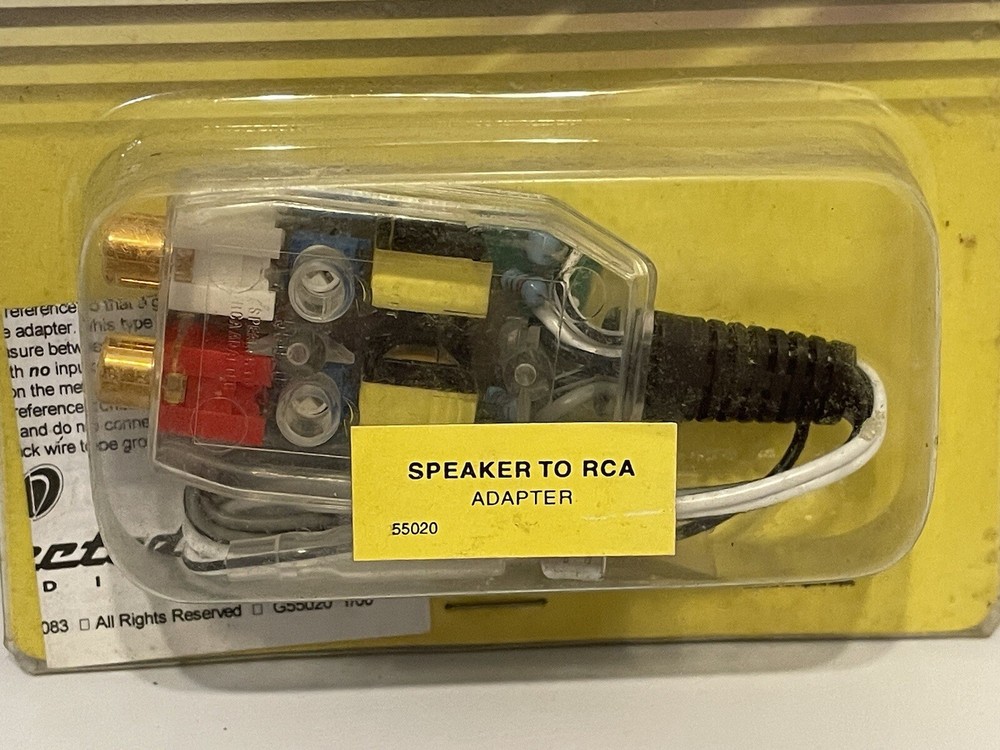 Directed Audio Accessories Speaker to RCA Adapter #55020