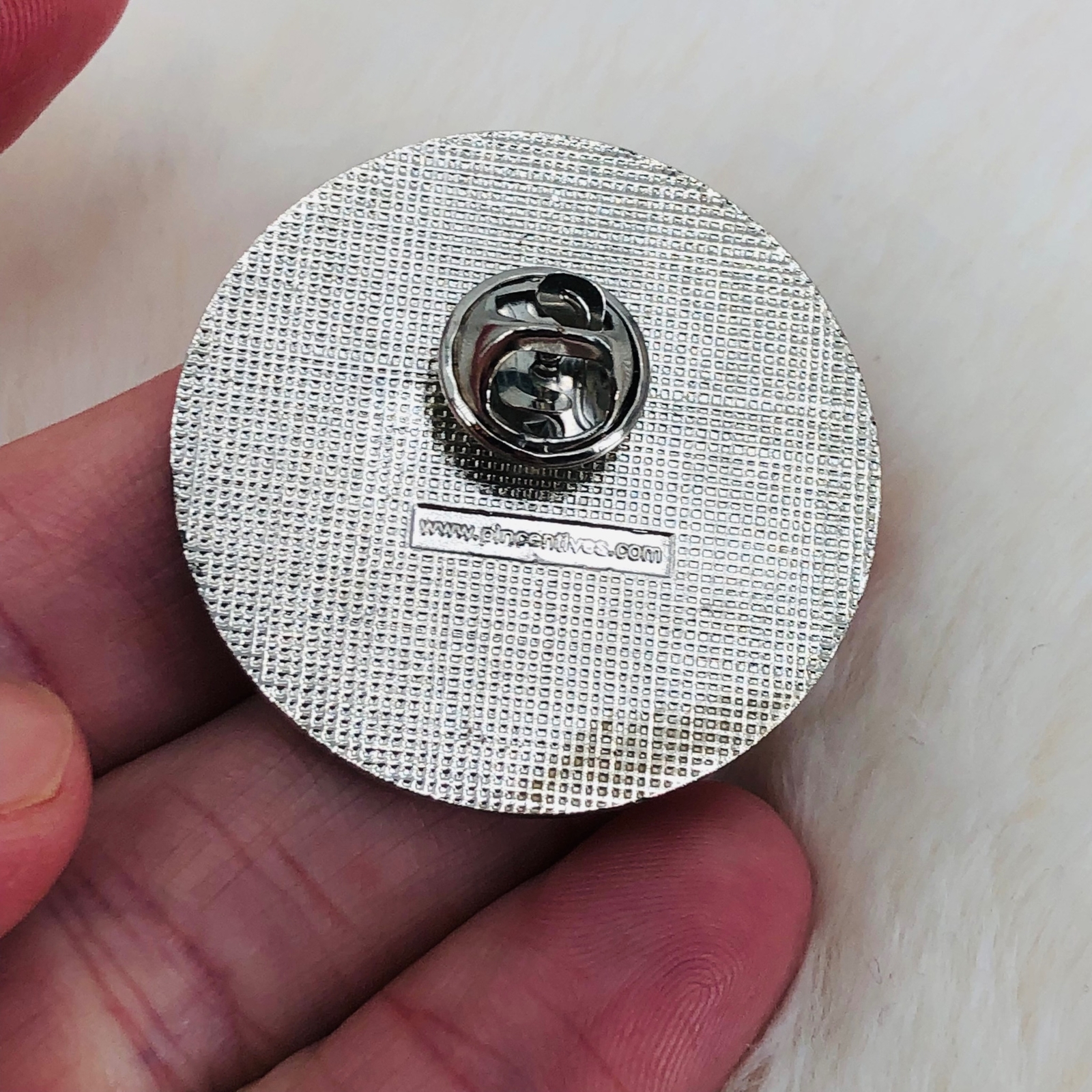 Look Out for Motorcycles Silver Tone Sheriff Badge Safety Lapel Pin