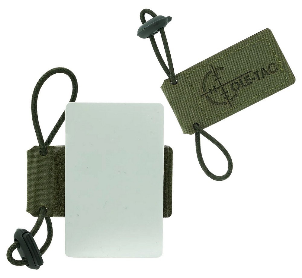 Cole-TAC Cheat Sheet V2 Replaceable DOPE Card Universal W/Shockcord Ranger Green