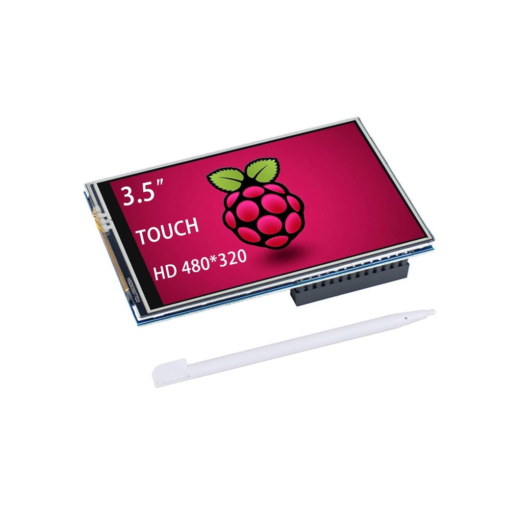 3.5 Inch 480x320 Touch Screen TFT LCD SPI Display Panel for Raspberry Pi 5,...