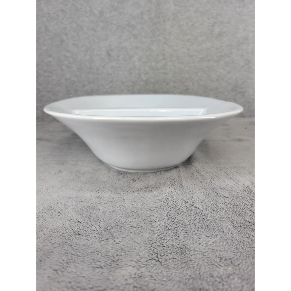 The Main Ingredients White Ceramic Large Divided Serving Dish Bowl 2 Section