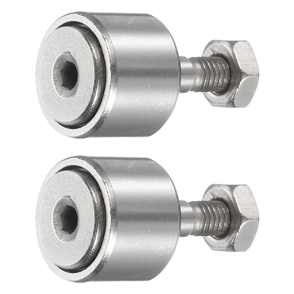2Pcs CF3/KR10 PPX M3 Stud Needle Roller Stud Track Bearing (Hexagon Socket)
