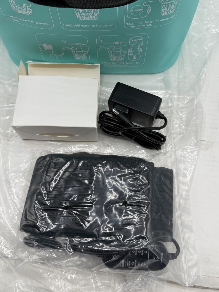 COLDSOOT Cold Therapy Machine w/Timer, Compact and Portable Ice Machine for