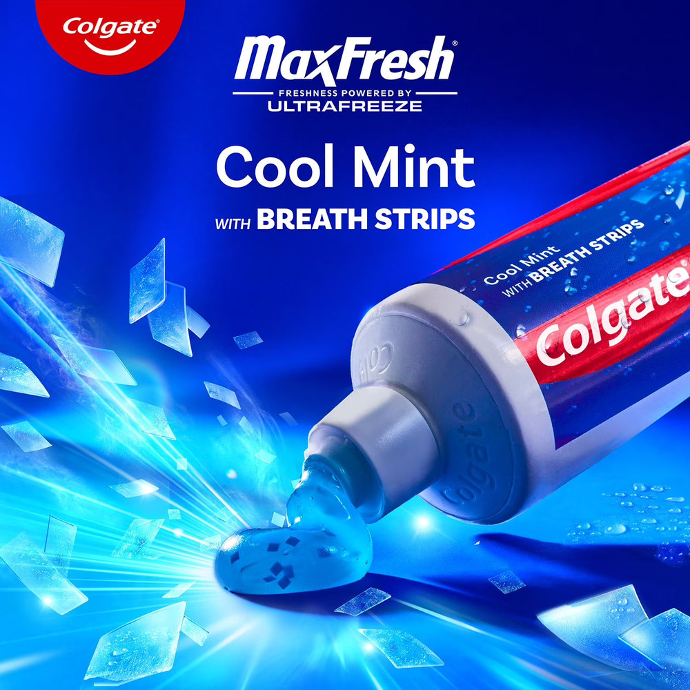 Colgate MaxFresh Toothpaste Cool Mint, 7.3 Oz 5 Pack