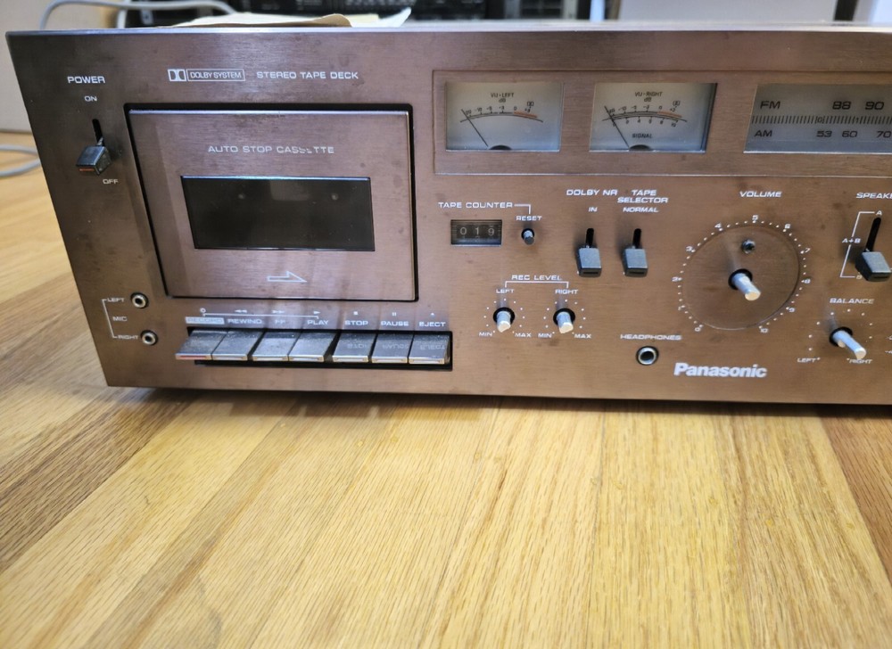 VINTAGE PANASONIC Receiver Tape Player AMPLIFIER MODEL 650SEL Stereo READ!