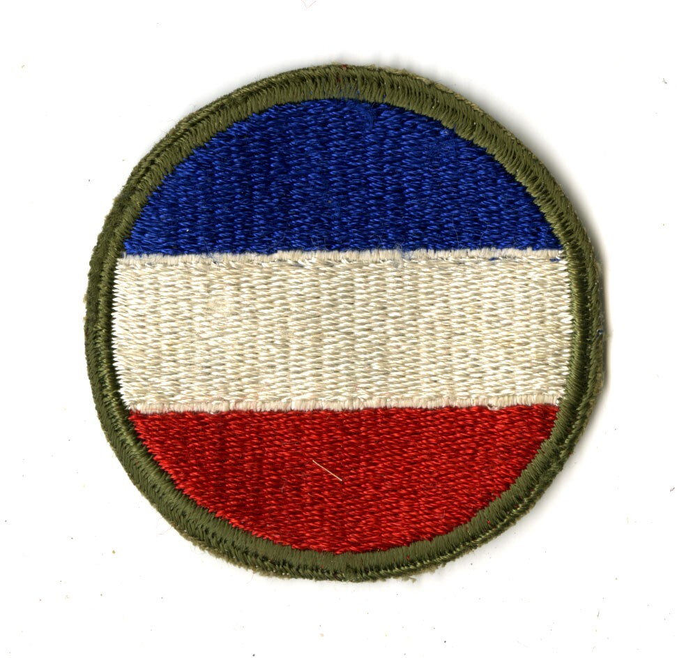Army Ground Forces White Back Patch WWII Original