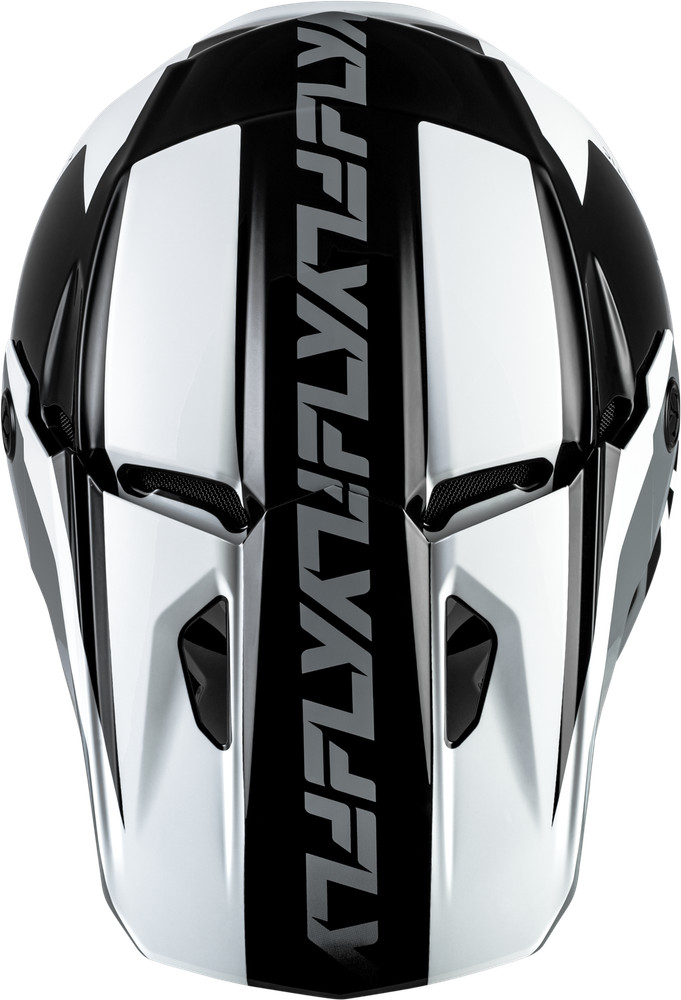 Kinetic Crest Helmet Black/White/Grey Md