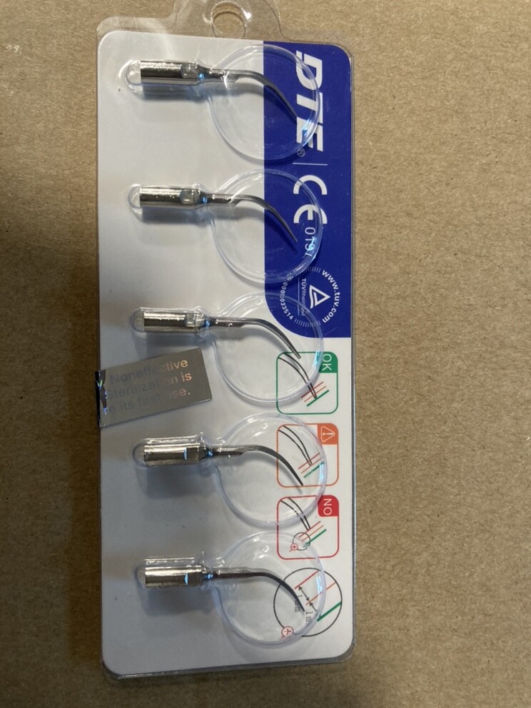 Woodpecker DTE Dental Ultrasonic Piezo Scaler Tips Kit GD1 GD2 GD4 PD1 Assorted