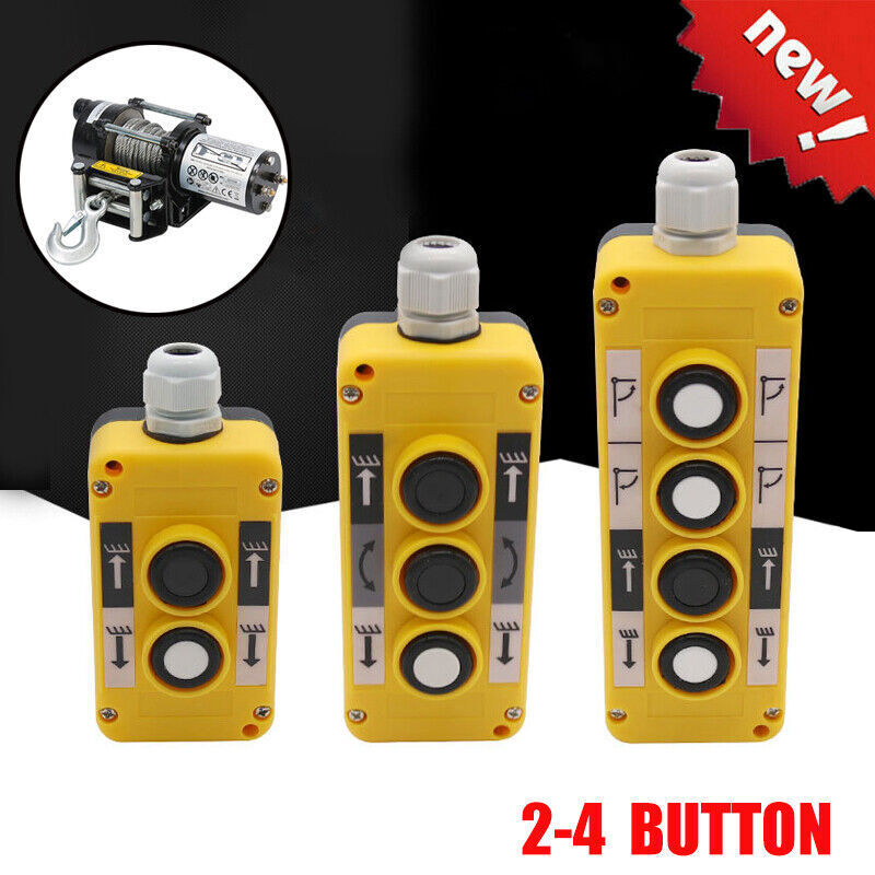 COP 2-4 Button Switch Control - tail lift, winch, windlass