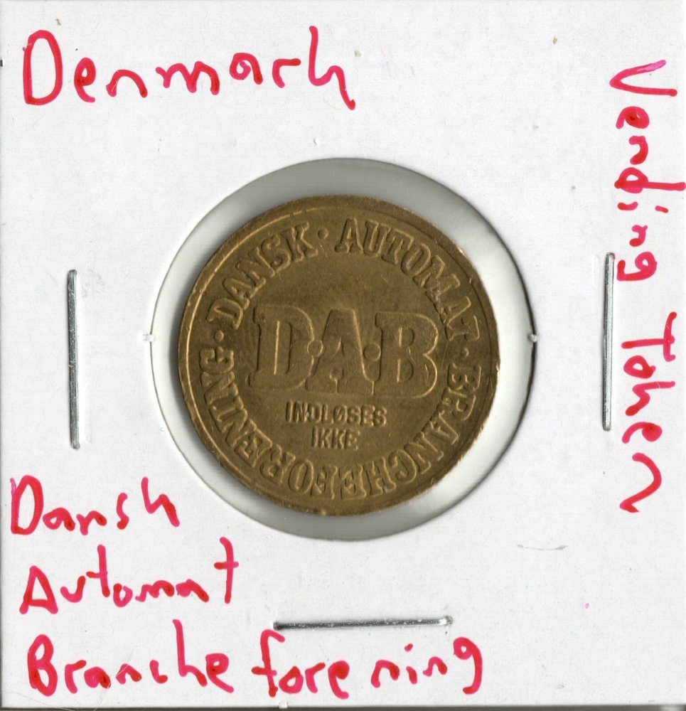 Vending Token Denmark Dansk Automat Branchaforening