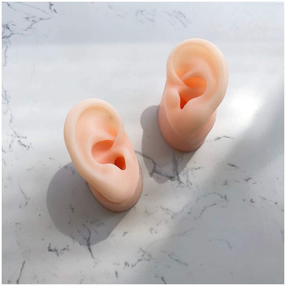 Simulation Silicone Ear Model - Soft Silicone Artificial Ear Model Ear Picking