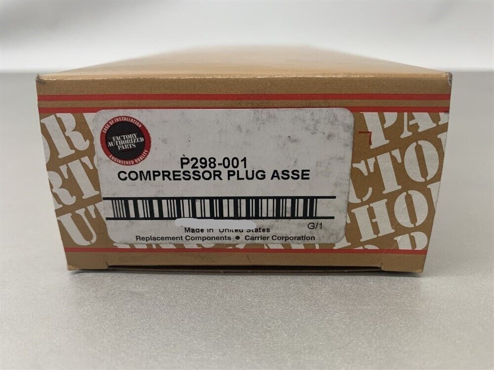 Carrier Compressor Plug Assembly Replacement Part P298-001
