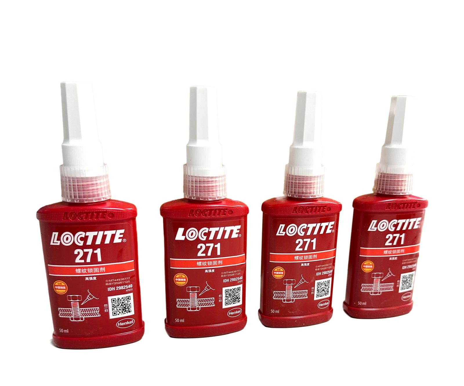 Loctite Threadlocker Red 271 Heavy Duty Adhesive for Large Fasteners 50 mL 10 pc