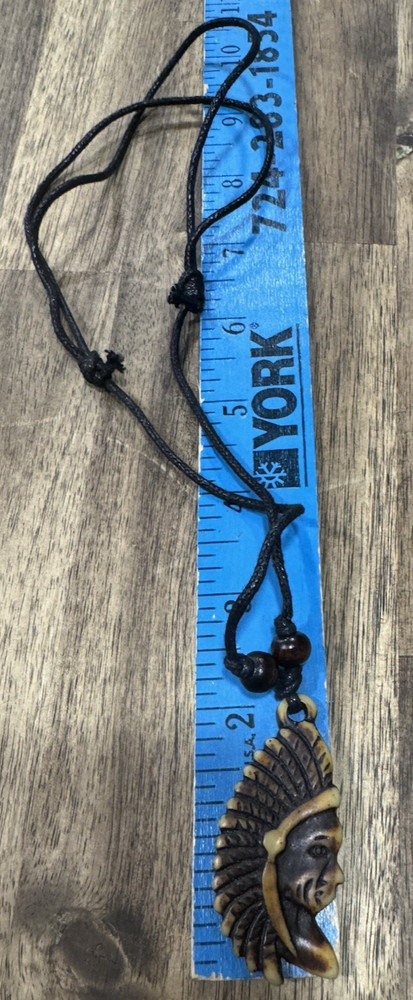 Indian Chief Pendant Necklace