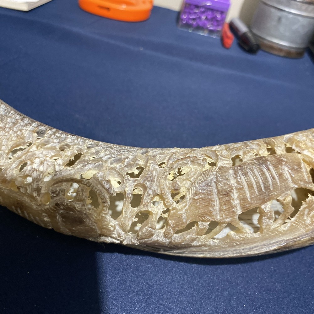 Hand Carved Horn