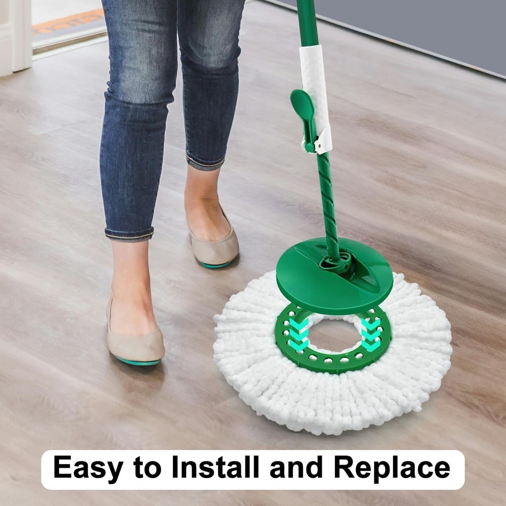 Reusable Mop Head for Libman Tornado Spin Mop Thick Microfiber Spin Mop Refil...