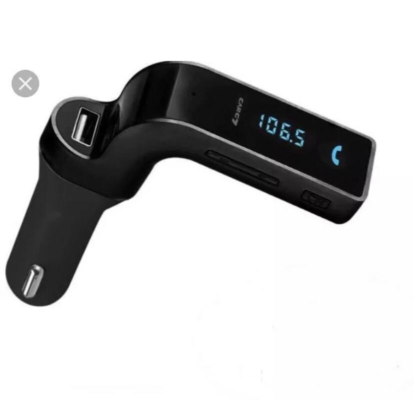 FM Transmitter Bluetooth Car Mp3 Player Wireless Radio USB Charger  Color Black