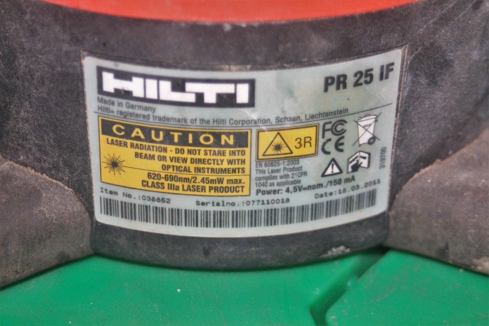 Hilti Rotating Laser Level PR25IF
