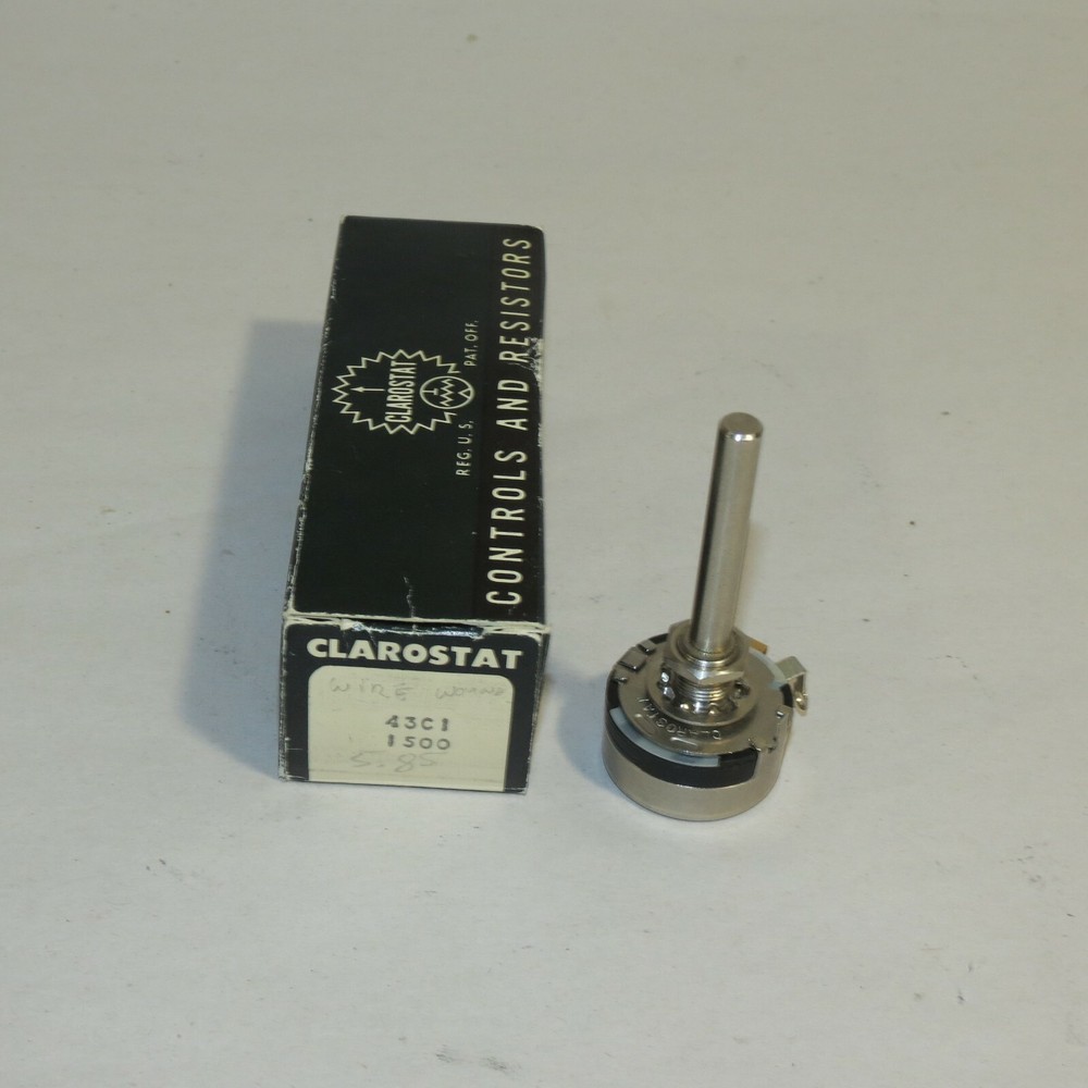CLAROSTAT NOS 43C1-1.5 K POTENTIOMETER
