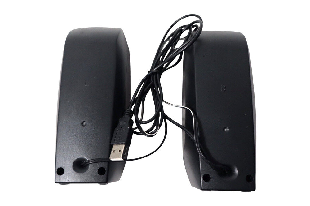 Logitech S-150 USB Stereo Computer Digital Channel Portable Speaker Black