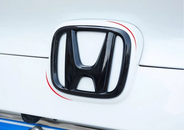 3PCS Gloss Black Emblem Steering Front Rear Badge For Honda Accord Sedan 2018-22