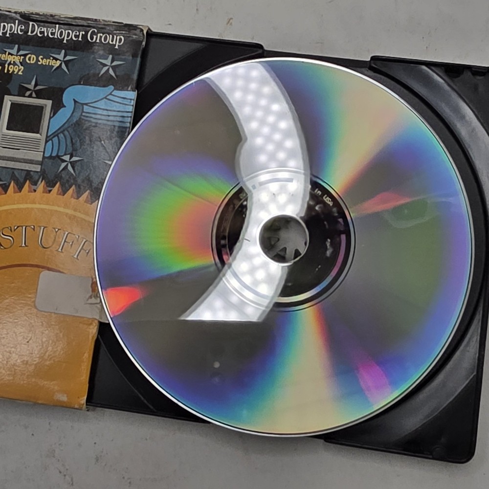 1992 Apple Developer CD “The Byte Stuff” May Mac Developer Disc Vintage