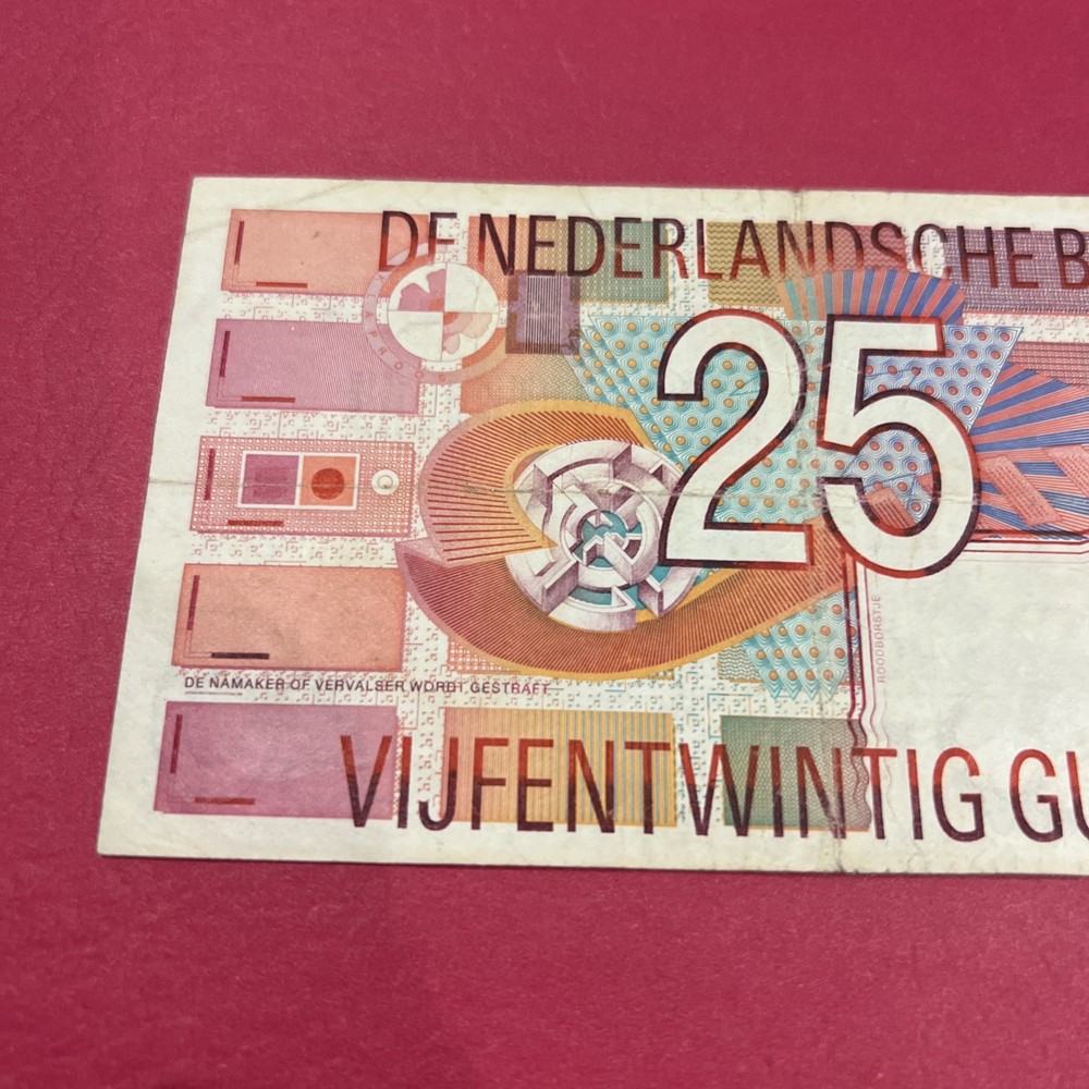 Netherlands - 25 Gulden - 1989