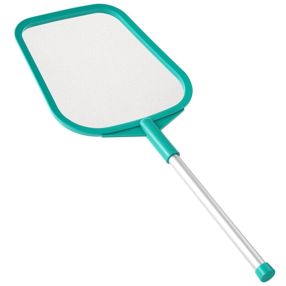 Pool Skimmer - Pool Net with Pole, Pool Skimmer Net with Solid Plastic Frame,...