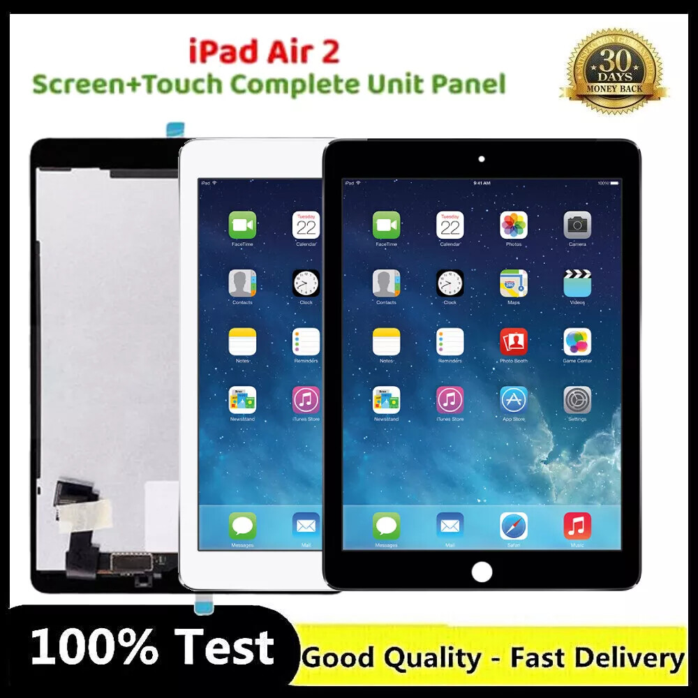 For Apple iPad Air 2 A1566 A1567 LCD Touch Screen Display Digitizer Replacement