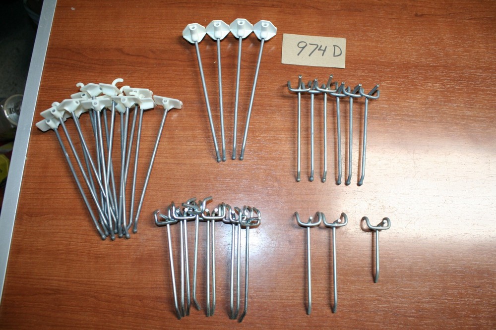 Retail Display Hooks 4" 6" Store Garage Pegboard Hooks