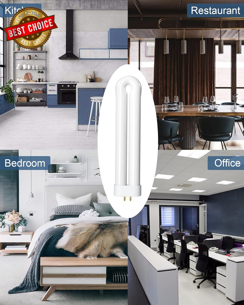 Bug Zapper Light Bulb Replacement for 15W Bug Zapper with 4-Pin Base, Ful 15W-BL