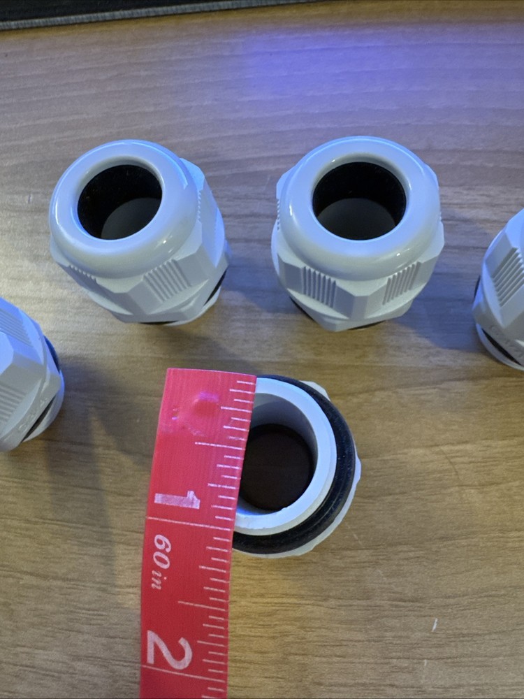 Waterproof Cable Glands for Camera Mounting Bracket Junction Box (5 Pack)