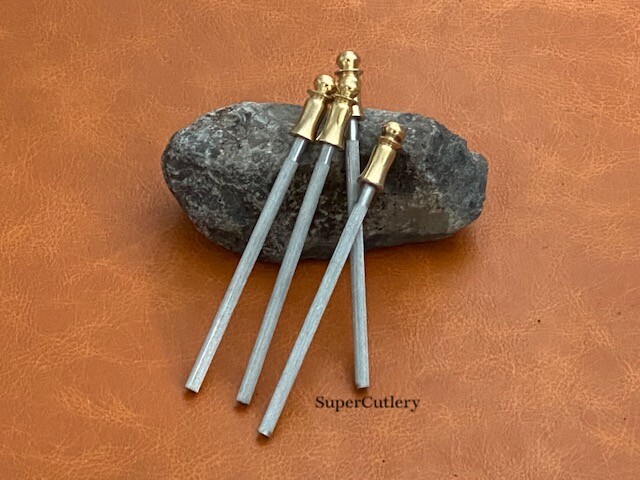 Ceramic Knife Sharpener Knife Accessory Mini 4" Sharpener Stocking Stuffers