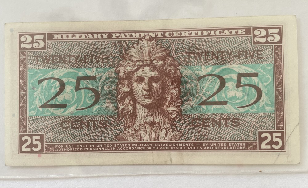 MPC Series 521 25 Cents GEM UNC