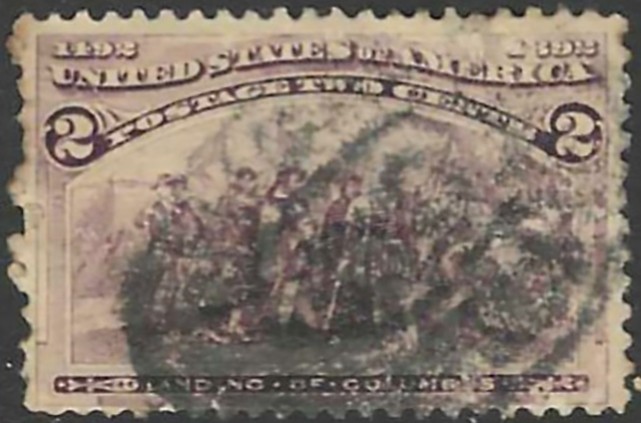 SC#231 - 2c Columbian Exposition Used (231-10)