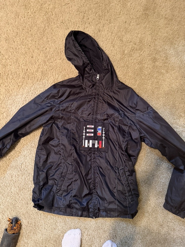 STAR WARS DARTH VADER WINDBREAKER JACKET Size M