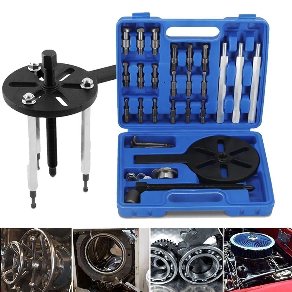 Bearing Disassembly Puller Inner Hole Puller Removal Tool Three-jaw Puller Kit U