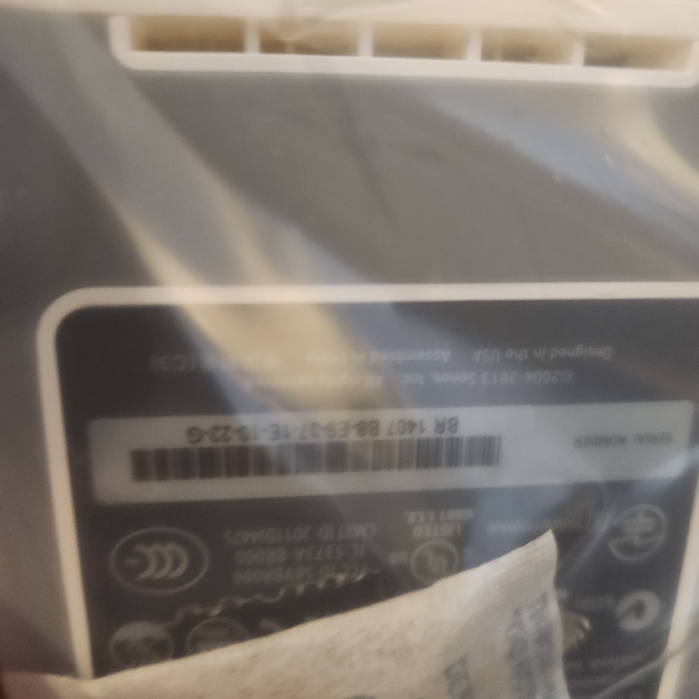 Sonos Bridge Wireless HiFi System Network Adapter New Open Box