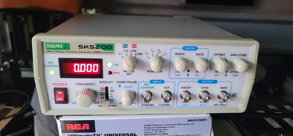 SKMI SK5200 Sweep Function Generator 60MHz Counter