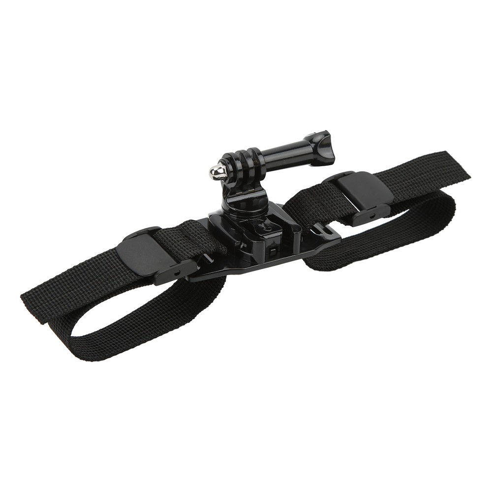 Action Camera Helmet Mount Strap Attachment With Bracket Adapter Base For He HBA