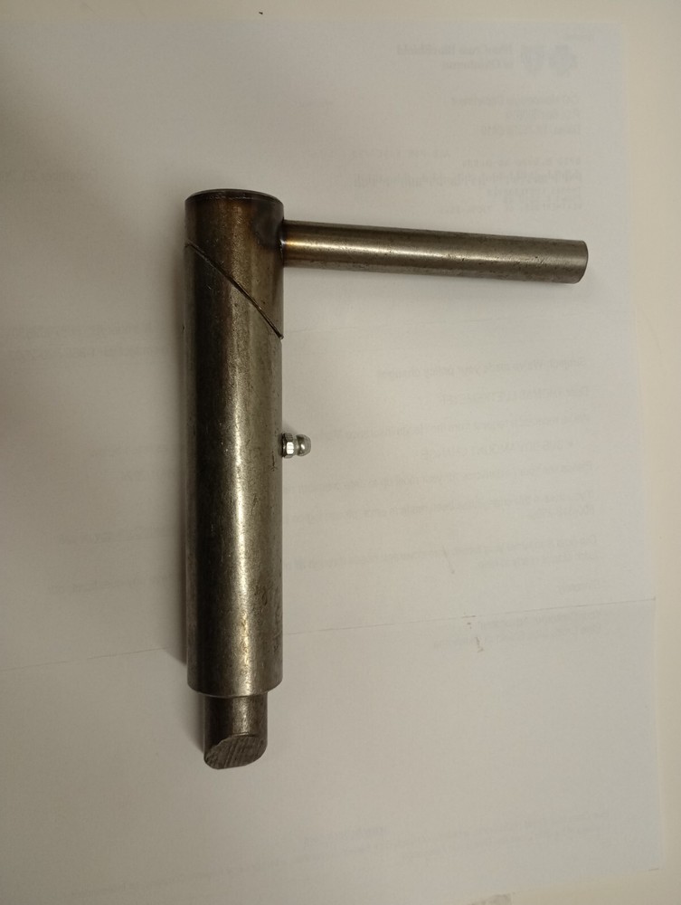 6" Right Slam Action Gate Latch Spring Loaded Angled Pin Grease Zerk