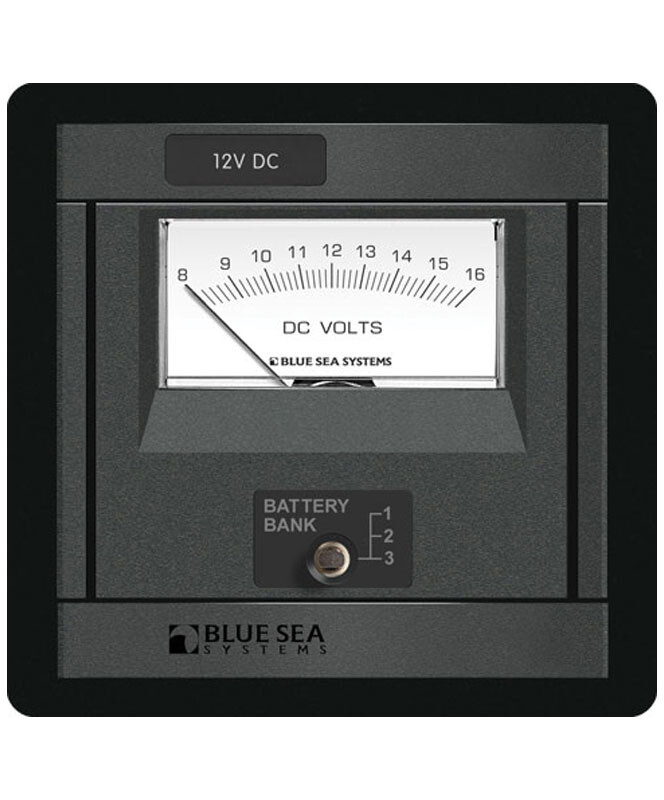 Blue Sea Systems 1473 DC Analog Voltmeter Panel