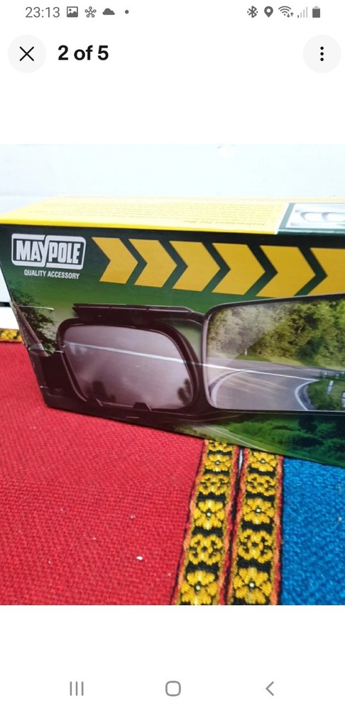 Maypole Towing Extension Mirror - Dual Glass Pair